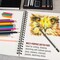 8.5" x 11" Premium Hardbound Sketch Book, 2 Pack, 80 Sheets Each, 70 lb (110gsm) - Hardcover Spiral Bound Artist Field, Small Sketch Pad, Acid-Free Drawing Pad - Adults, Students